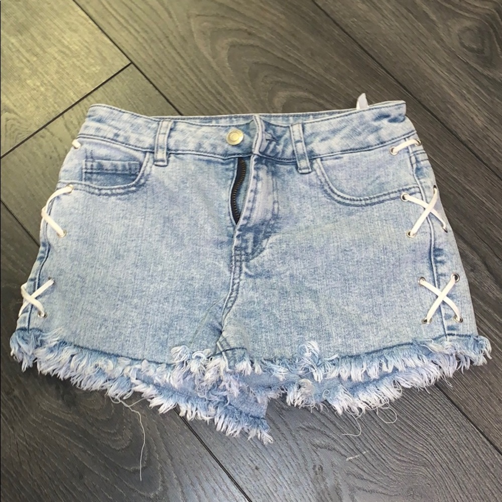 Denim shorts- high rise